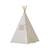 Tente tipi lin naturel en coton Blanc 1 - vertbaudet enfant 