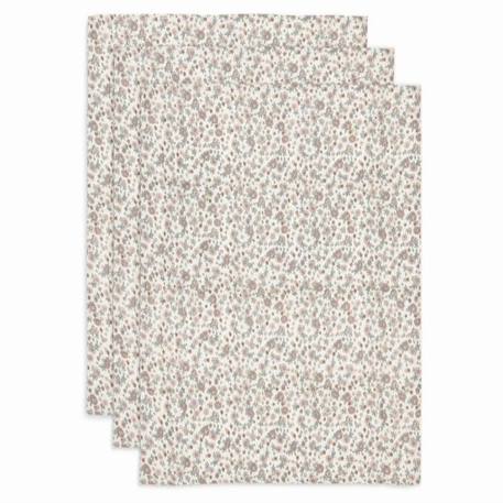 Lange gaze de coton small fleurs retro (3 pcs) en coton Multicolore 1 - vertbaudet enfant 