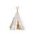 Tente tipi chic avec volants en coton Beige 1 - vertbaudet enfant 