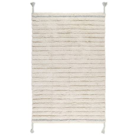Tapis chambre enfant coton lavable dalia Bleu 1 - vertbaudet enfant 