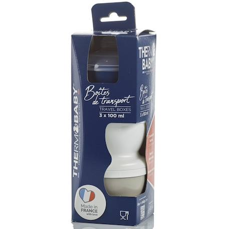 Boite transport de lait avec couvercles Bleu blanc rouge+Bleu océan 8 - vertbaudet enfant 
