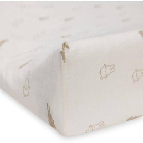 Housse matelas à langer jersey en coton Beige+Beige foncé+Beige jungle+Blanc cassé+Nostalgic ride+Nougat+Nougat miffy+Riverside+Vert d'eau+Vert olive 27 - vertbaudet enfant 