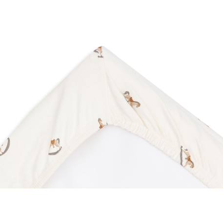 Housse matelas à langer jersey en coton Beige+Beige foncé+Beige jungle+Blanc cassé+Nostalgic ride+Nougat+Nougat miffy+Riverside+Vert d'eau+Vert olive 19 - vertbaudet enfant 