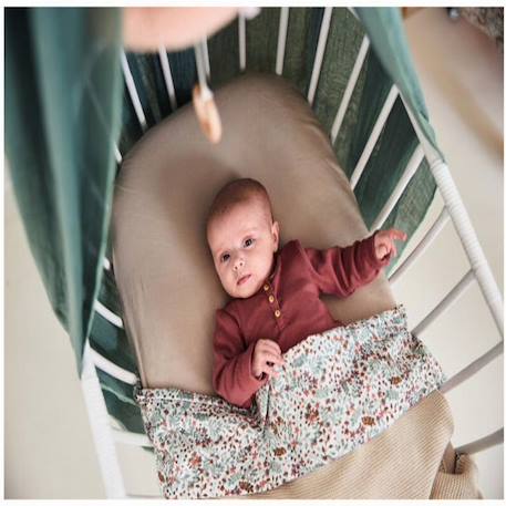 Drap housse jersey en coton Beige+Blanc+Noir+Rose+Vert+Vert poudré 4 - vertbaudet enfant 