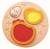 Puzzle poule-oeuf - le toucher Rouge 1 - vertbaudet enfant 