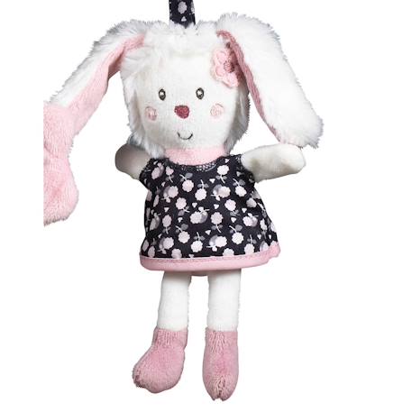 Spirale d'activités en velours - miss fleur de lune Blanc 3 - vertbaudet enfant 