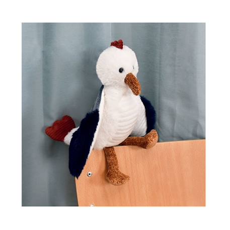 Peluche mouette blanche Blanc 3 - vertbaudet enfant 