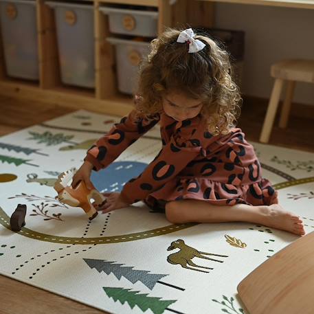 Tapis de jeu enfant indoor & outdoor little forest Multicolore 1 - vertbaudet enfant 
