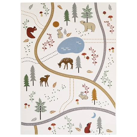 Tapis de jeu enfant indoor & outdoor little forest Multicolore 2 - vertbaudet enfant 