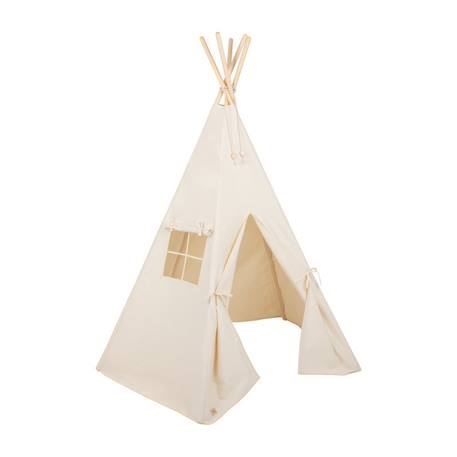 Tente tipi renard en coton Beige+Rose+Rouge 1 - vertbaudet enfant 