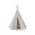 Tente tipi pigeon lin naturel en coton Gris 1 - vertbaudet enfant 