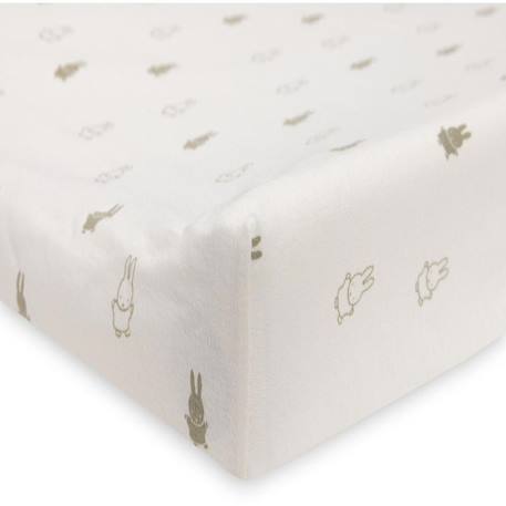 Housse matelas à langer jersey en coton Beige+Beige foncé+Beige jungle+Blanc cassé+Nostalgic ride+Nougat+Nougat miffy+Riverside+Vert d'eau+Vert olive 41 - vertbaudet enfant 