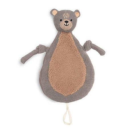 Doudou attache sucette biche Blanc, marron+Marron savanne+Vert tendre 5 - vertbaudet enfant 