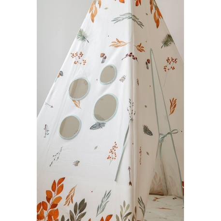 Tente tipi amis de la forêt en coton Beige 2 - vertbaudet enfant 