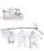 Bodies bébé à manches longues lot de 2 Beige+Blanc+Blanc cassé+Blanc et bleu+Blanc et noir+Blanc/bleu+Blanc/gris+Blanc/noir+Rose+Rose/blanc 29 - vertbaudet enfant 