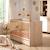 Lit bébé à barreaux en bois décor chêne suave - tokyo Marron 2 - vertbaudet enfant 