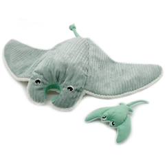 Jouet-Premier âge-Peluche ptipotos raie manta et son bébé menthe