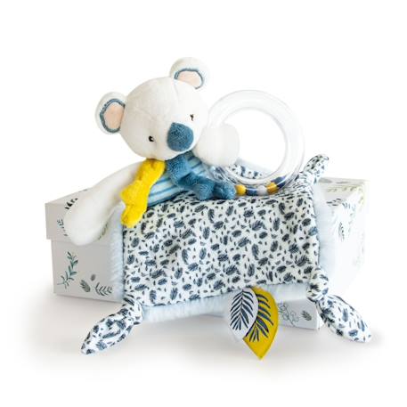Doudou hochet yoca le koala Bleu 3 - vertbaudet enfant 