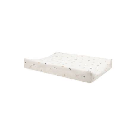 Housse matelas à langer jersey en coton Beige+Beige foncé+Beige jungle+Blanc cassé+Nostalgic ride+Nougat+Nougat miffy+Riverside+Vert d'eau+Vert olive 9 - vertbaudet enfant 