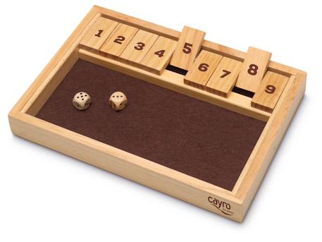 Jeu de dés shut the box Marron 1 - vertbaudet enfant 