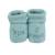 Chaussons naissance - message papa d'amour Blanc+Gris+Moutarde+Vert 8 - vertbaudet enfant 