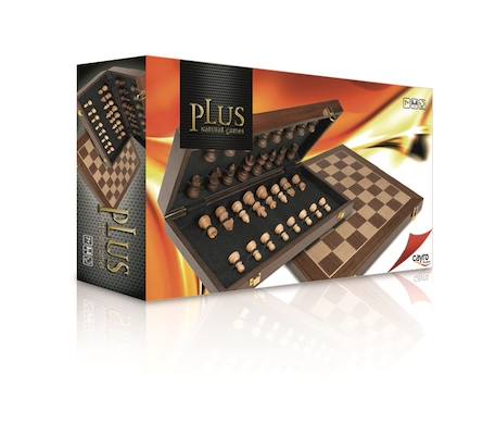 Jeu d'echecs pliable (41 x 41 cm) Marron 2 - vertbaudet enfant 