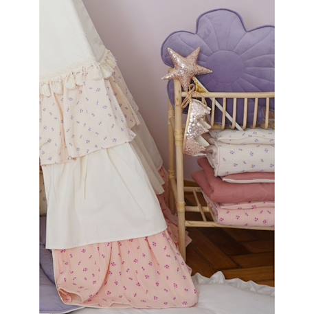 Tente tipi avec tapis forget-me-not en coton Beige 5 - vertbaudet enfant 