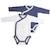 Bodies bébé à manches longues lot de 2 Beige+Blanc+Blanc cassé+Blanc et bleu+Blanc et noir+Blanc/bleu+Blanc/gris+Blanc/noir+Rose+Rose/blanc 21 - vertbaudet enfant 