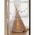 Tente tipi chic avec volants en coton Beige 6 - vertbaudet enfant 
