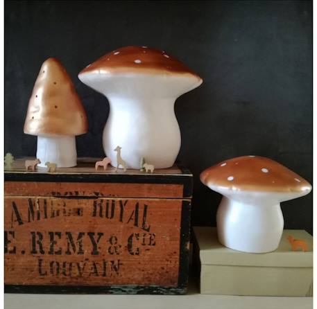 Lampe grand champignon Blanc 2 - vertbaudet enfant 