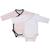 Bodies bébé à manches longues lot de 2 Beige+Blanc+Blanc cassé+Blanc et bleu+Blanc et noir+Blanc/bleu+Blanc/gris+Blanc/noir+Rose+Rose/blanc 35 - vertbaudet enfant 