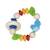 Hochet en bois oiseau Beige 1 - vertbaudet enfant 