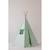 Tente tipi avec pompoms et tapis menthe en coton Vert 4 - vertbaudet enfant 