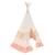 Tente tipi avec tapis forget-me-not en coton Beige 1 - vertbaudet enfant 