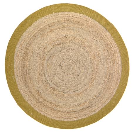 Yhuki tapis jute & laine Mango+Olive+Taupe 2 - vertbaudet enfant 
