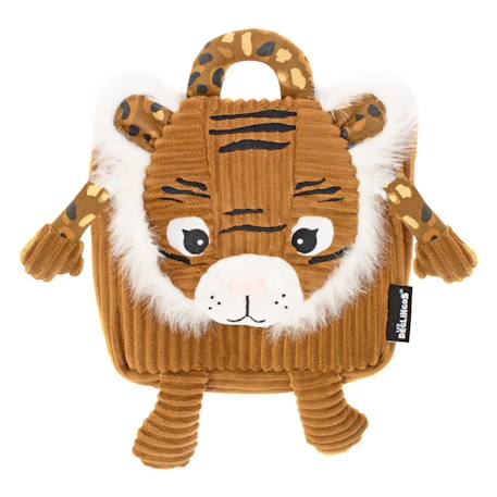 Sac à dos enfant velours Marron 1 - vertbaudet enfant 