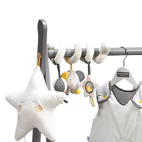 Spirale d'activités en velours - babyfan Blanc 3 - vertbaudet enfant 