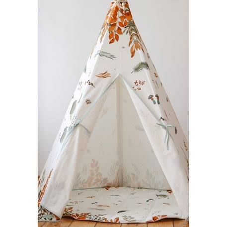 Tente tipi amis de la forêt en coton Beige 6 - vertbaudet enfant 