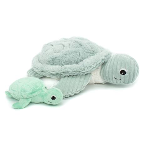 Peluche tortue géante maman et son bébé Vert 4 - vertbaudet enfant 