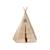 Tente tipi folk à volants en coton Beige 1 - vertbaudet enfant 
