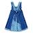 Robe cérémonie fleurie    noeud amovible  anais Bleu foncé 3 - vertbaudet enfant 