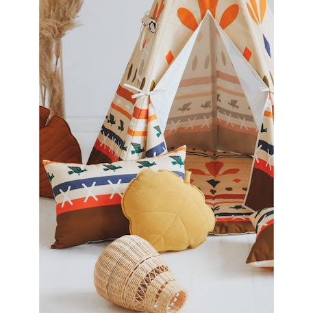 Tente tipi ambiance colorée en coton Beige 5 - vertbaudet enfant 