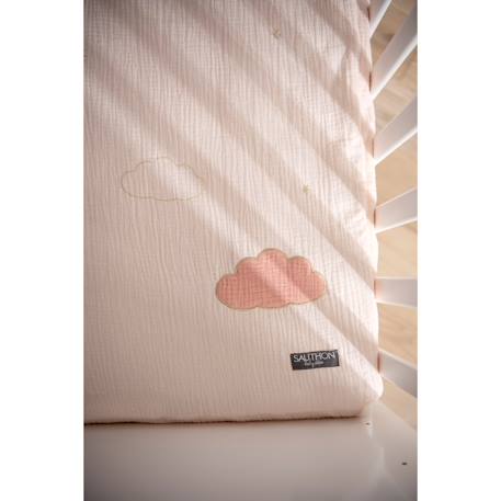 Edredon en coton - lily Bleu+Gris+Rose 10 - vertbaudet enfant 
