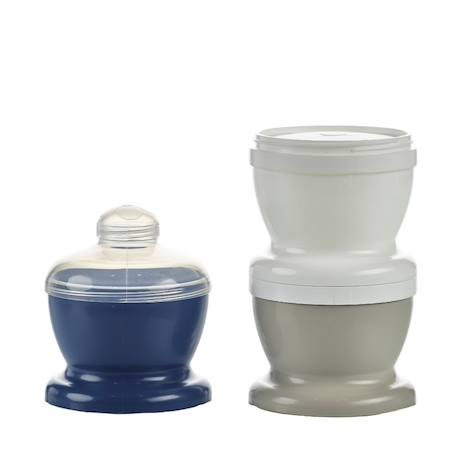 Boite transport de lait avec couvercles Bleu blanc rouge+Bleu océan 6 - vertbaudet enfant 