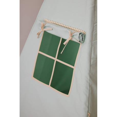 Tente tipi renard en coton Beige+Rose+Rouge+Vert 23 - vertbaudet enfant 