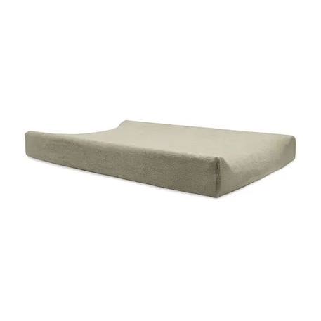 Housse matelas à langer éponge en coton Beige+Blanc+Gris+Marron clair+Noir+Rose sauvage+Vert olive 24 - vertbaudet enfant 