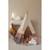 Tente tipi powder frills à volants en lin et coton Beige 4 - vertbaudet enfant 