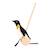 Pingouin à pousser en bois Noir 1 - vertbaudet enfant 