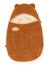 Nid d'ange ourson en sherpa 5 attaches - orsino Beige+Marron 4 - vertbaudet enfant 