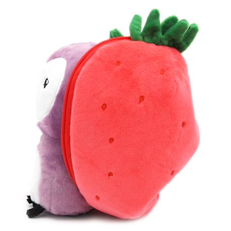 Peluche flipetz chouette fraise Rouge 3 - vertbaudet enfant 